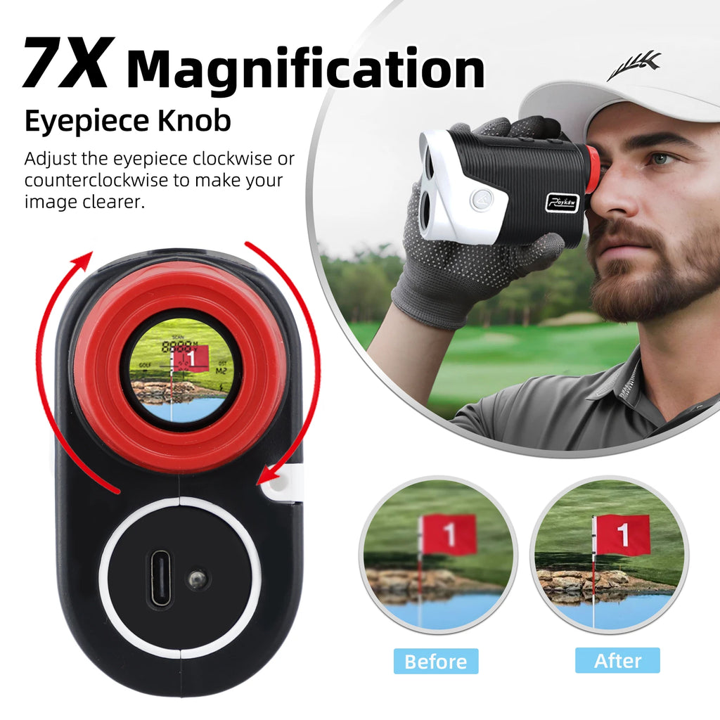Golf Rangefinder with Slope | 1200 Yards | 7X-Cartzilla Golf Cart Parts &amp; Accessories