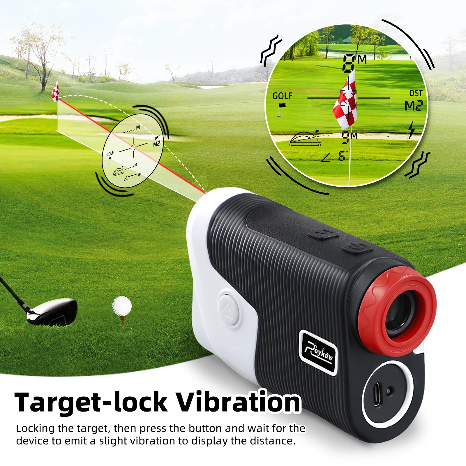 Golf Rangefinder with Slope | 1200 Yards | 7X-Cartzilla Golf Cart Parts &amp; Accessories