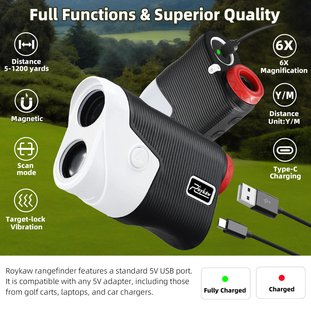 Golf Rangefinder with Slope | 1200 Yards | 7X-Cartzilla Golf Cart Parts &amp; Accessories