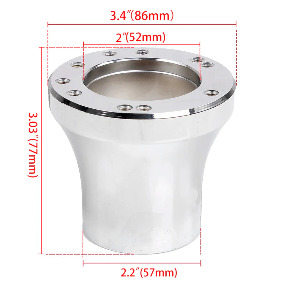 Golf Cart Steering Wheel Adapter 5/6 Holes for EZGO RXV TXT, Club Car DS, Precedent & Yamaha