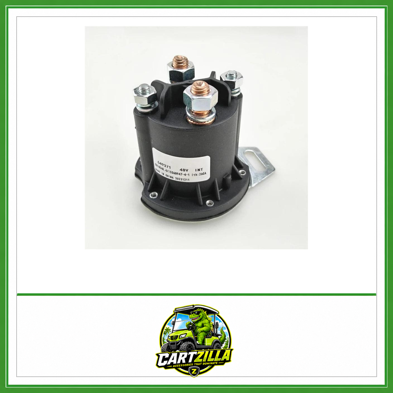 HD Trombetta Solenoid | EZGO RXV | 48V-Cartzilla Golf Cart Parts &amp; Accessories