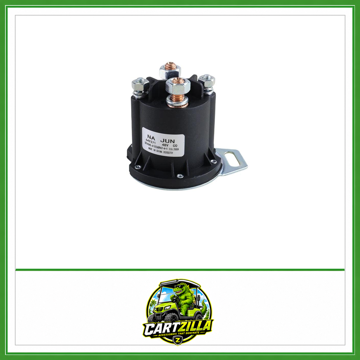 Heavy Duty Solenoid Contactor | EZGO RXV | 36V-Cartzilla Golf Cart Parts &amp; Accessories