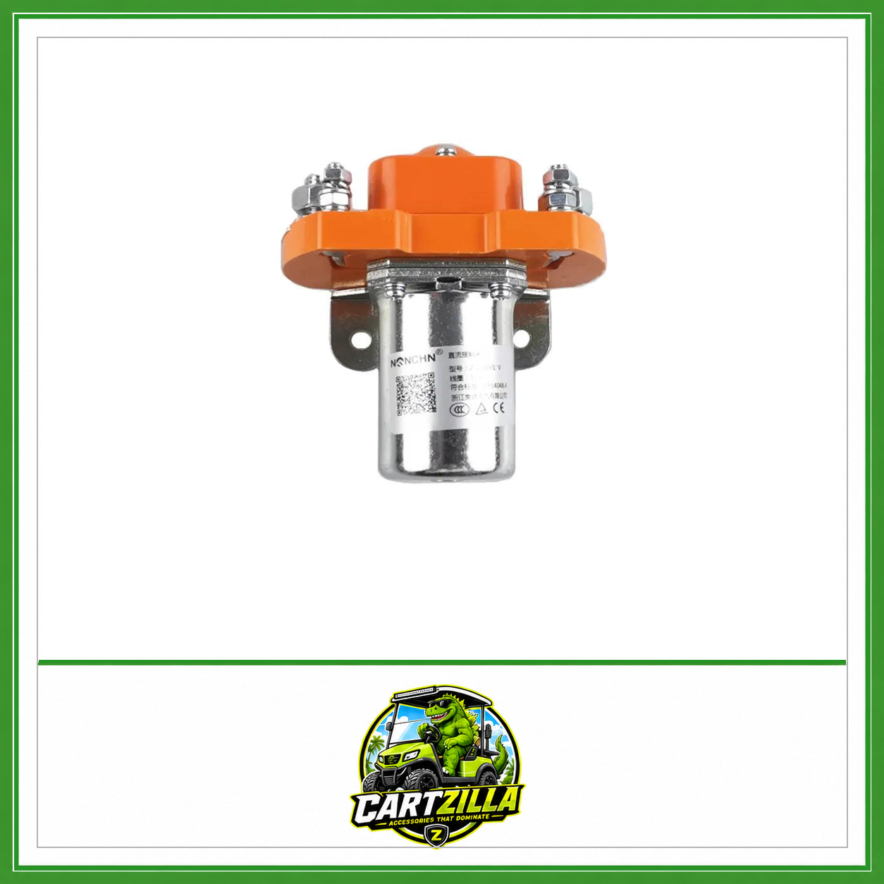 Heavy Duty Solenoid Contactor | EZGO/Club Car/Yamaha | 48V 200A-Cartzilla Golf Cart Parts &amp; Accessories