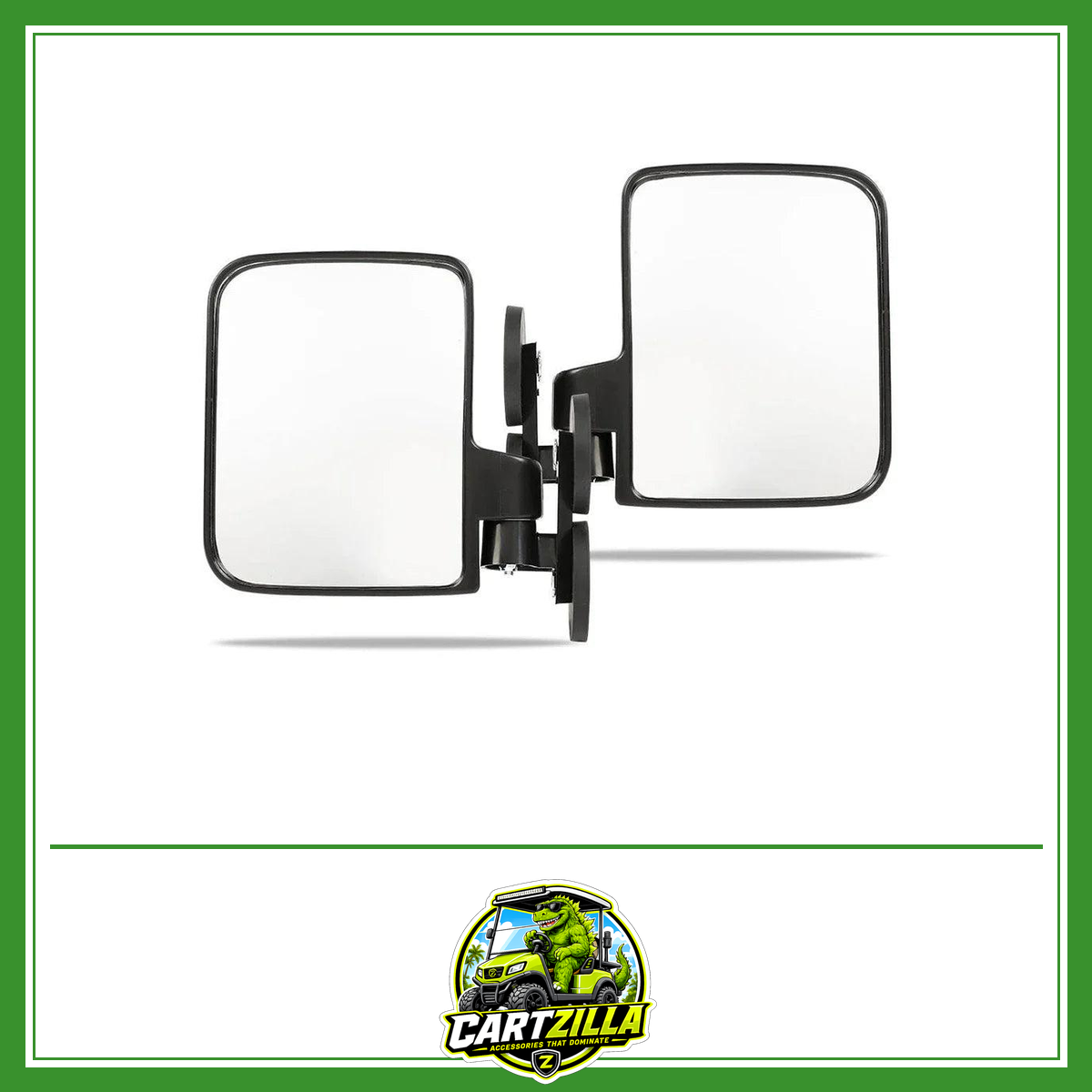 High Quality Adjustable Golf Cart Tractor Forklift Bulldozer Universal Magnetic Mounting Base Rear View Mirror-Golf Cart Mirrors-Cartzilla LLC