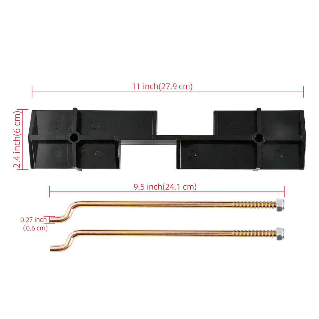 Hold Down Plate with Rods Kit | EZGO-Cartzilla Golf Cart Parts &amp; Accessories