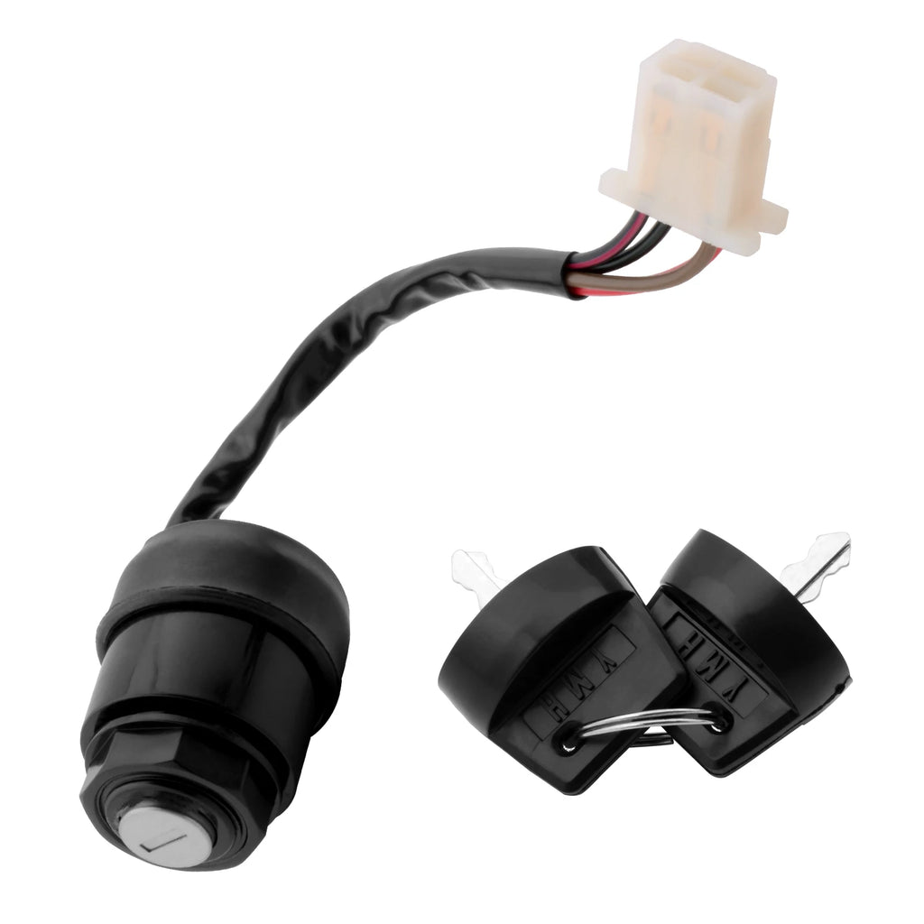 Ignition Key Switch 4 Pins Fit | Yamaha G14 Gas/Electric - Replaces #JN3-82510-00-00-Cartzilla Golf Cart Parts &amp; Accessories
