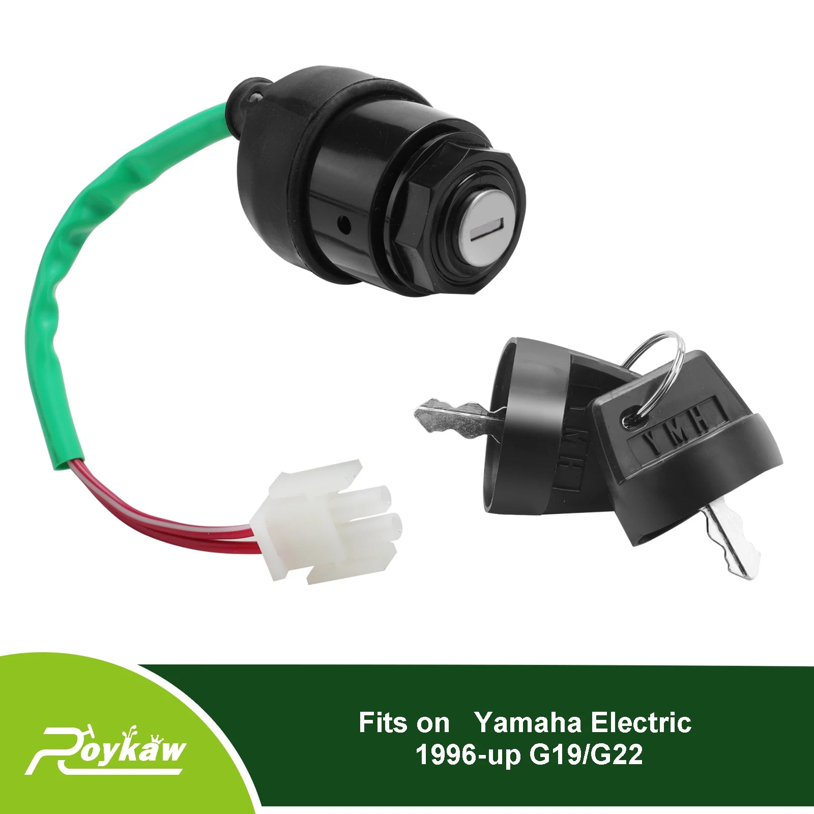Ignition Key Switch Assembly | Yamaha G19 G22 OEM# JR1-82510-02-00-Cartzilla Golf Cart Parts &amp; Accessories