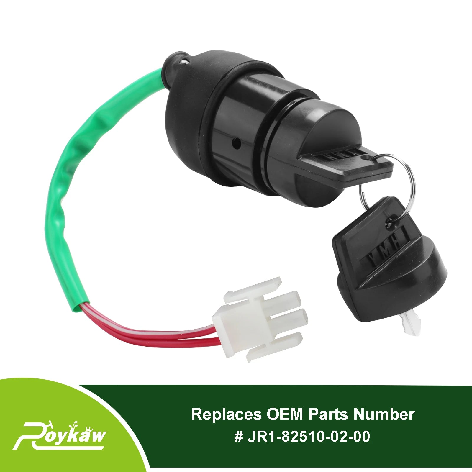 Ignition Key Switch Assembly | Yamaha G19 G22 OEM# JR1-82510-02-00-Cartzilla Golf Cart Parts &amp; Accessories