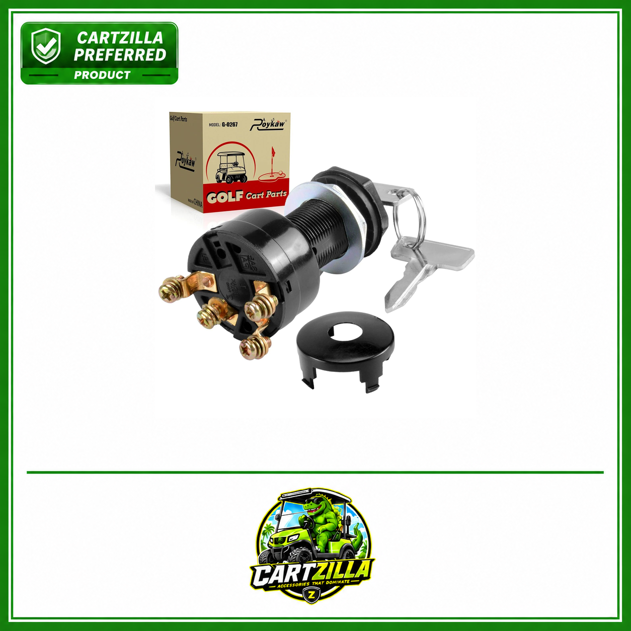 Ignition Switch and Key | Club Car-Cartzilla Golf Cart Parts &amp; Accessories