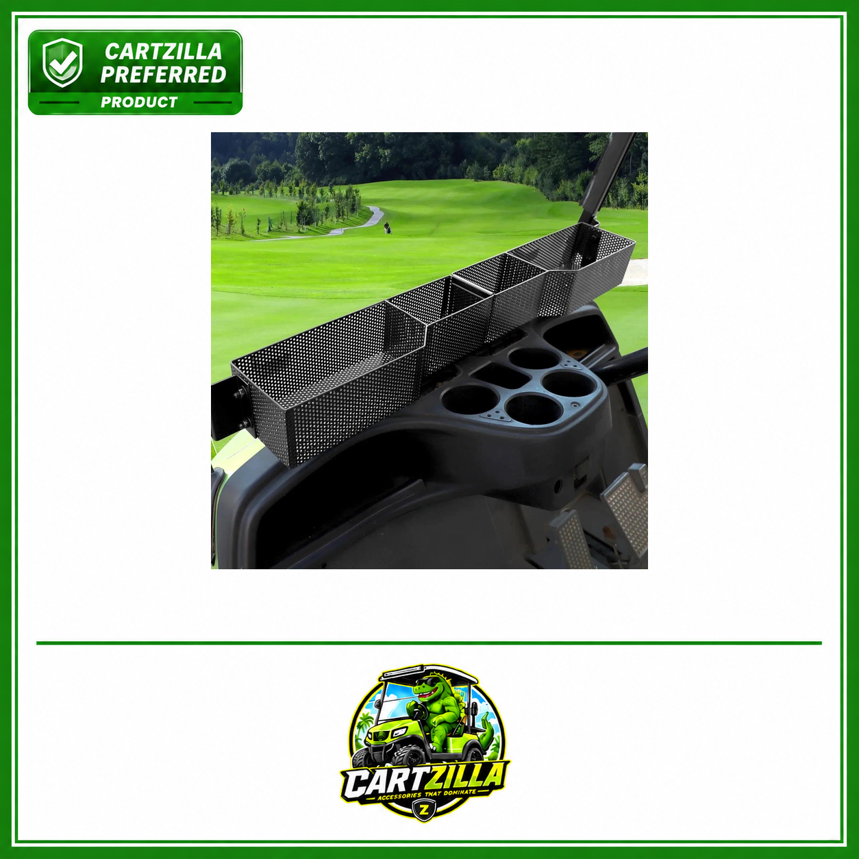 Inner Front Storage Basket Dash Organizer Tray | Yamaha G29/Drive/Drive2 Models-Cartzilla Golf Cart Parts &amp; Accessories