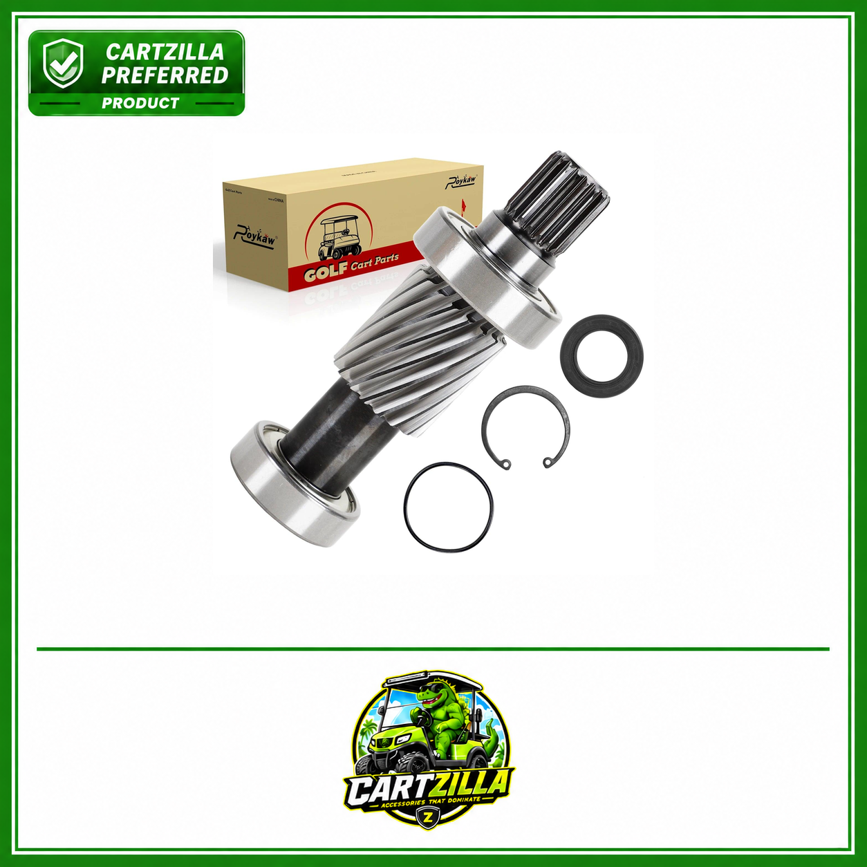 Input Shaft Kit,Clasp Spring, Oil Seal, O-Ring Seal | EZGO-Cartzilla Golf Cart Parts &amp; Accessories