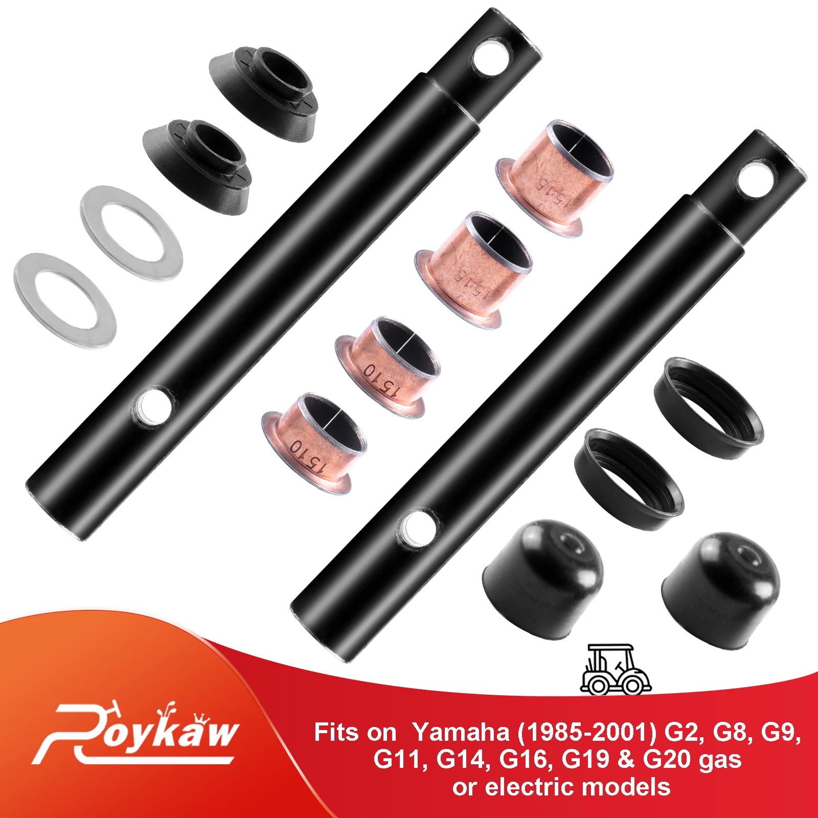 Kingpin and Bushing Fit | Yamaha G2/G8/G9/G11/G14/G16/G19/G20-Cartzilla Golf Cart Parts &amp; Accessories