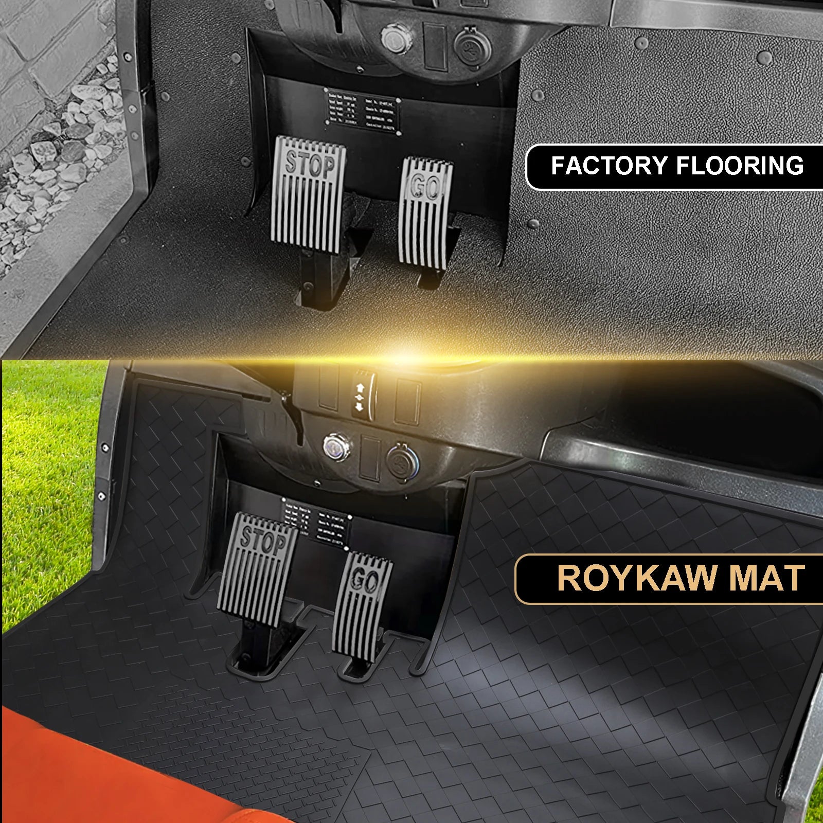 Mat Full Coverage Floor Liner-Cartzilla Golf Cart Parts &amp; Accessories