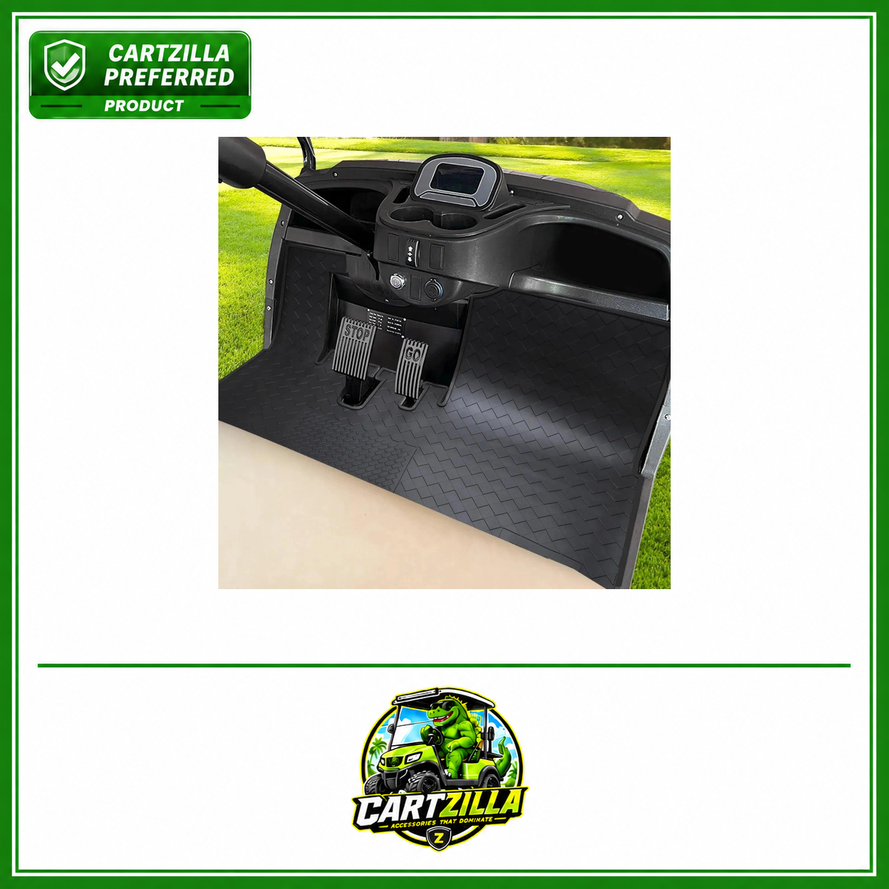 Mat Full Coverage Floor Liner-Cartzilla Golf Cart Parts &amp; Accessories