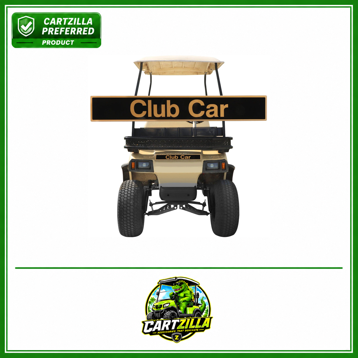 Name Plate/Emblem Compatible with Club Car DS/Carryall Models, Replaces OEM # 1014198 | Club Car-Cartzilla Golf Cart Parts &amp; Accessories
