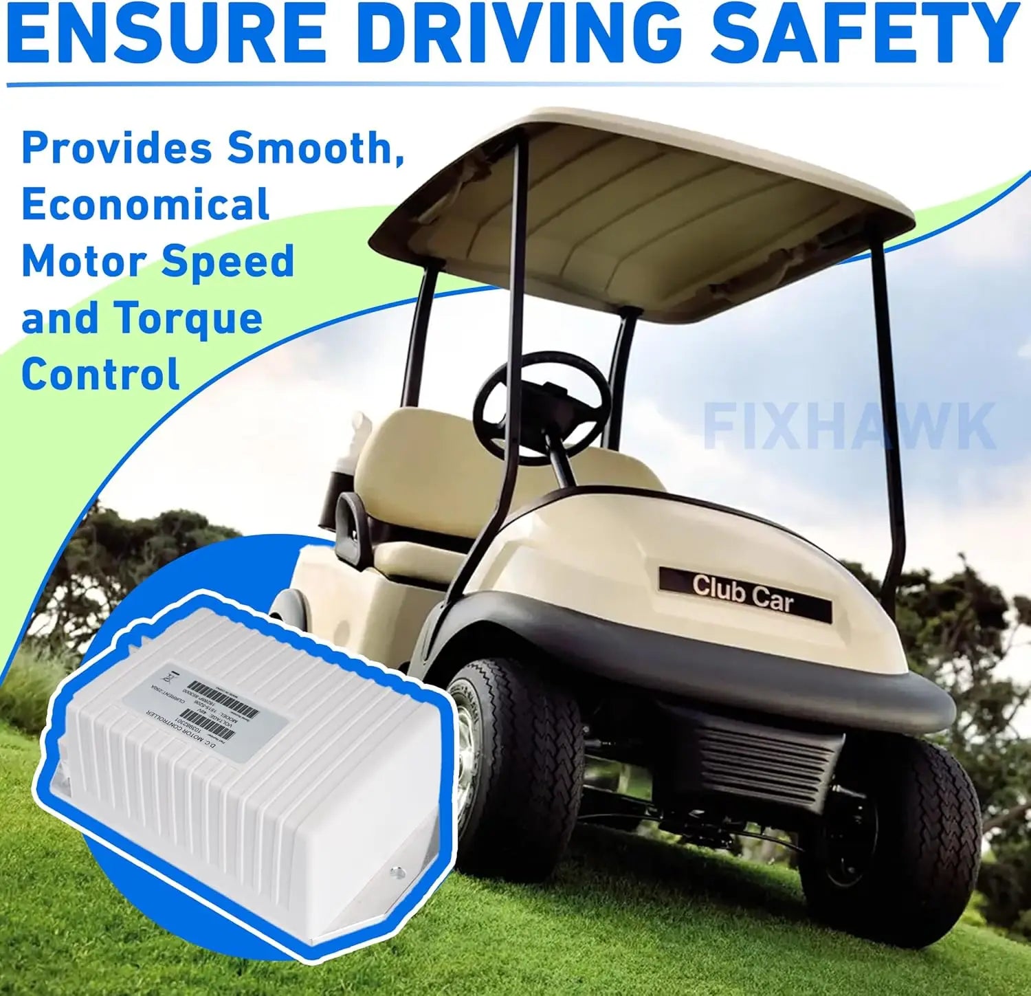 1515-5206 DC Motor Speed Controller 48V 250A MCOR3 Throttle for Curtis Golf Cart Club Car Precedent 2014-2019
