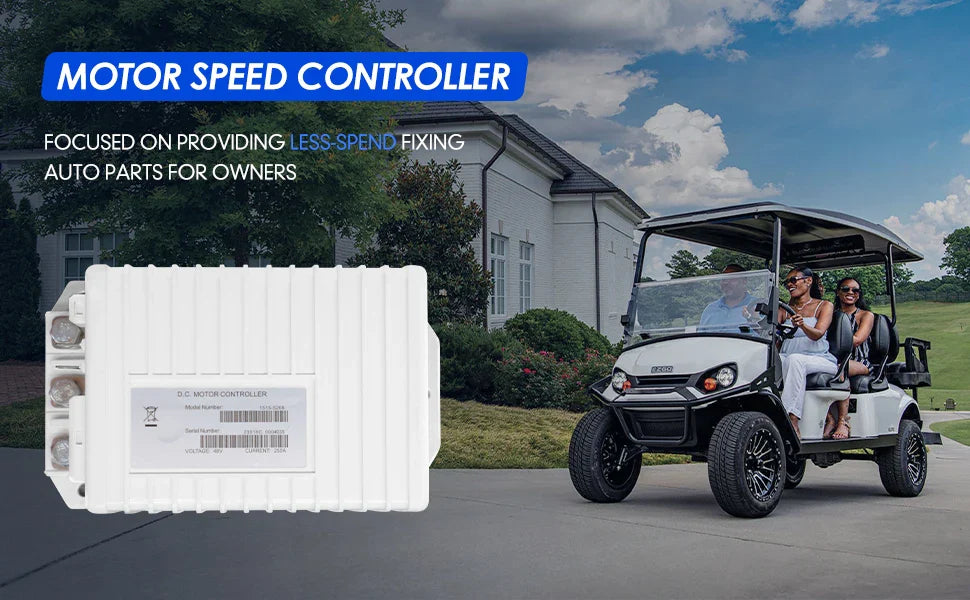 【US Stock】1515-5206 Controller 103982301 5k-0 48V 250A Motor Controller for Curtis Club Car Precedent Onward Tempo Golf
