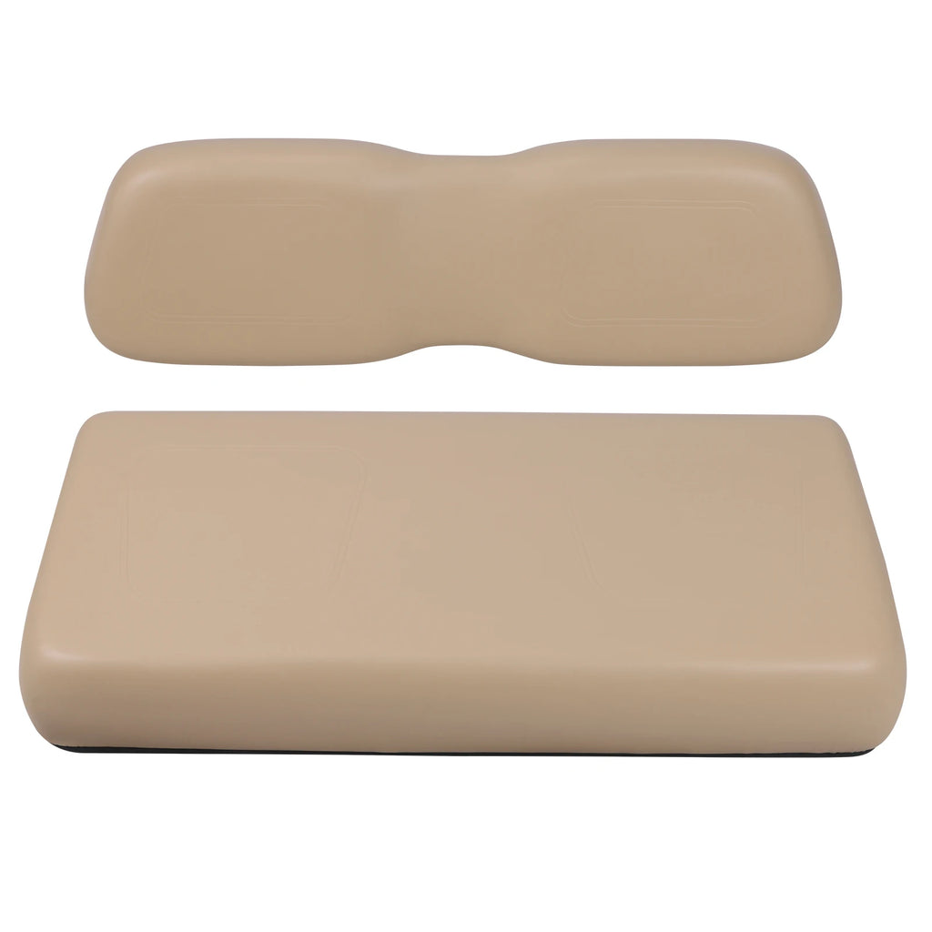 Club Car DS Front Seat Cushion Set – PU Leather Bottom & Backrest Replacement (2000.5 & Up)