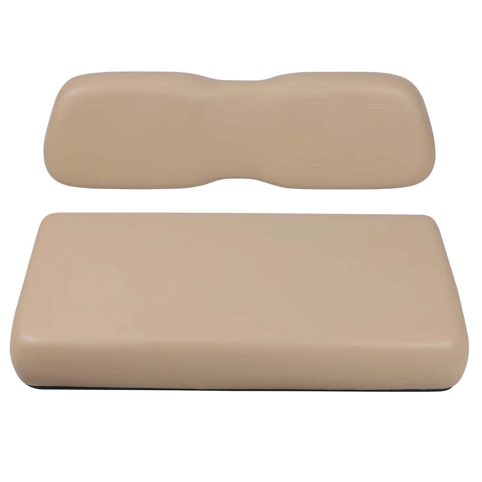Club Car DS Front Seat Cushion Set – PU Leather Bottom & Backrest Replacement (2000.5 & Up)