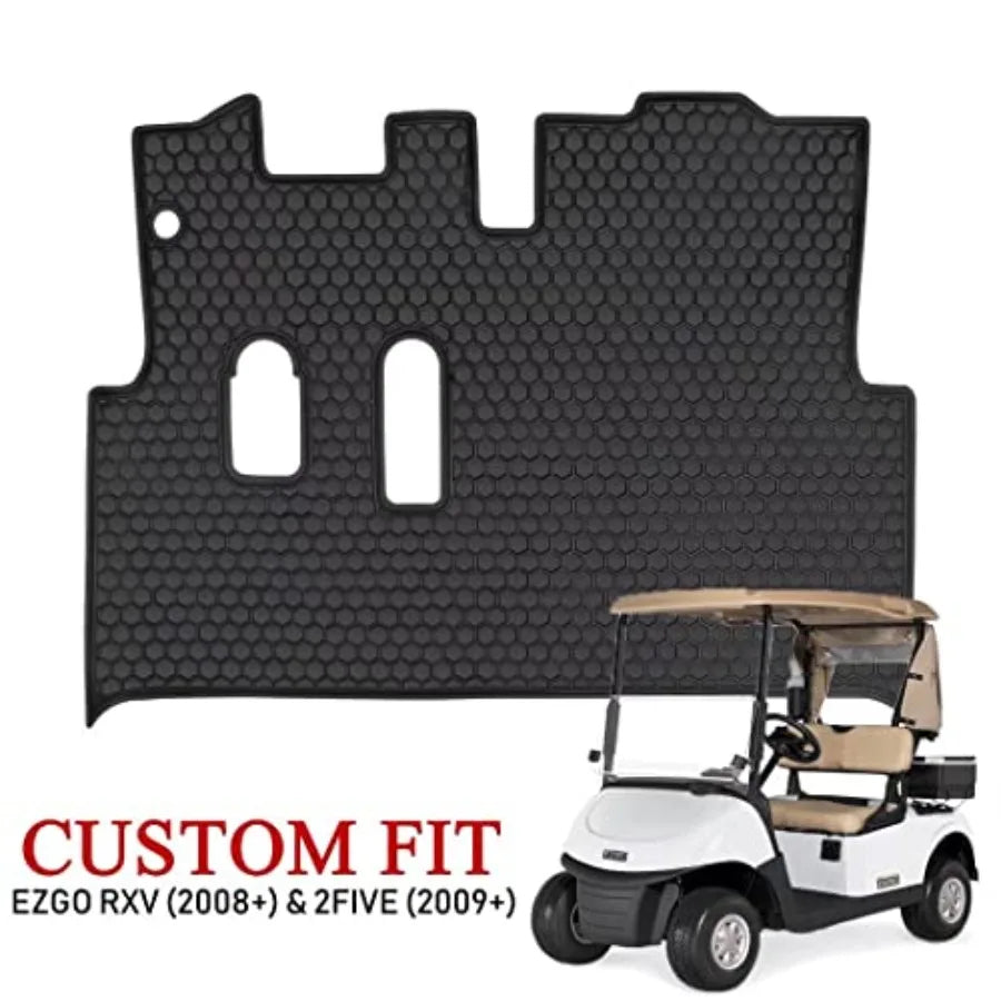 Golf Cart Floor Liner Mat Custom Fit for EZGO RXV 2008-UP and 2Five (2009-UP