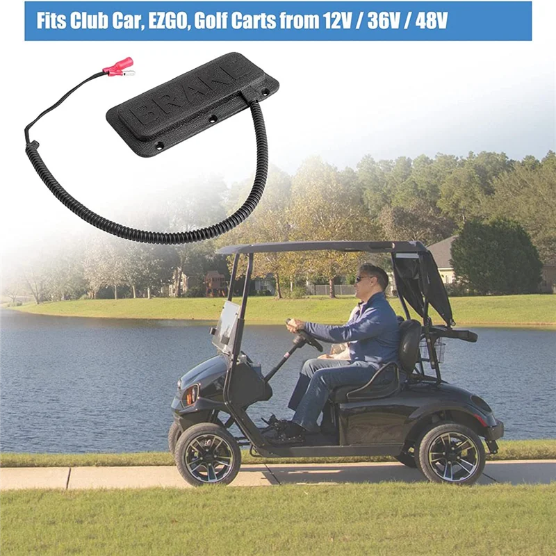 Universal Golf Cart Brake Light Switch Brake Pad Switch Pedal For Club Car EZGO Yamaha Golf Carts-M53K