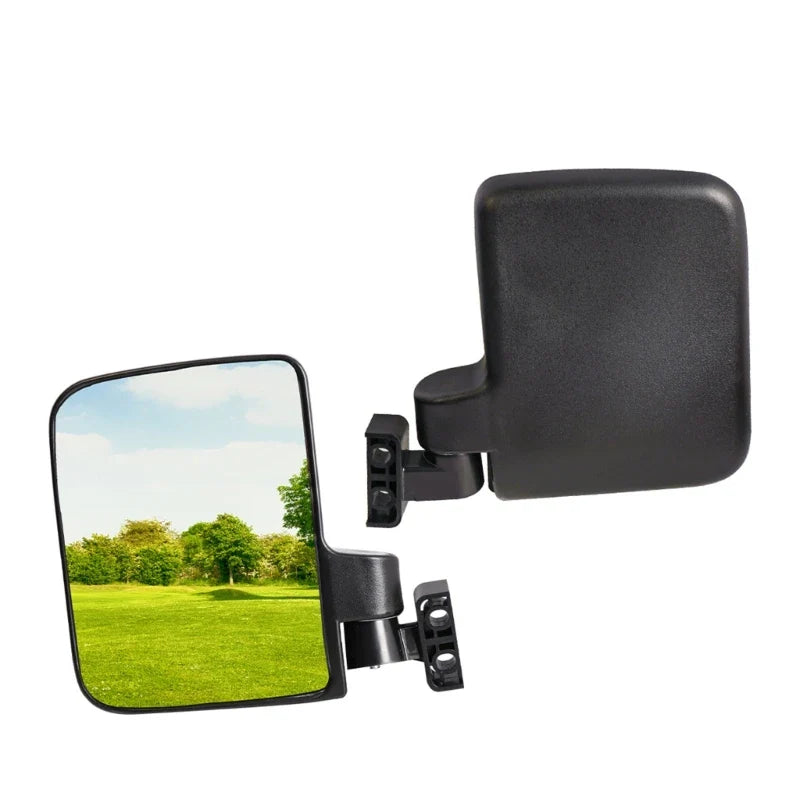 Plastic Golf Cart Side Mirrors Universals Folding Golf Cart Rearview Mirror