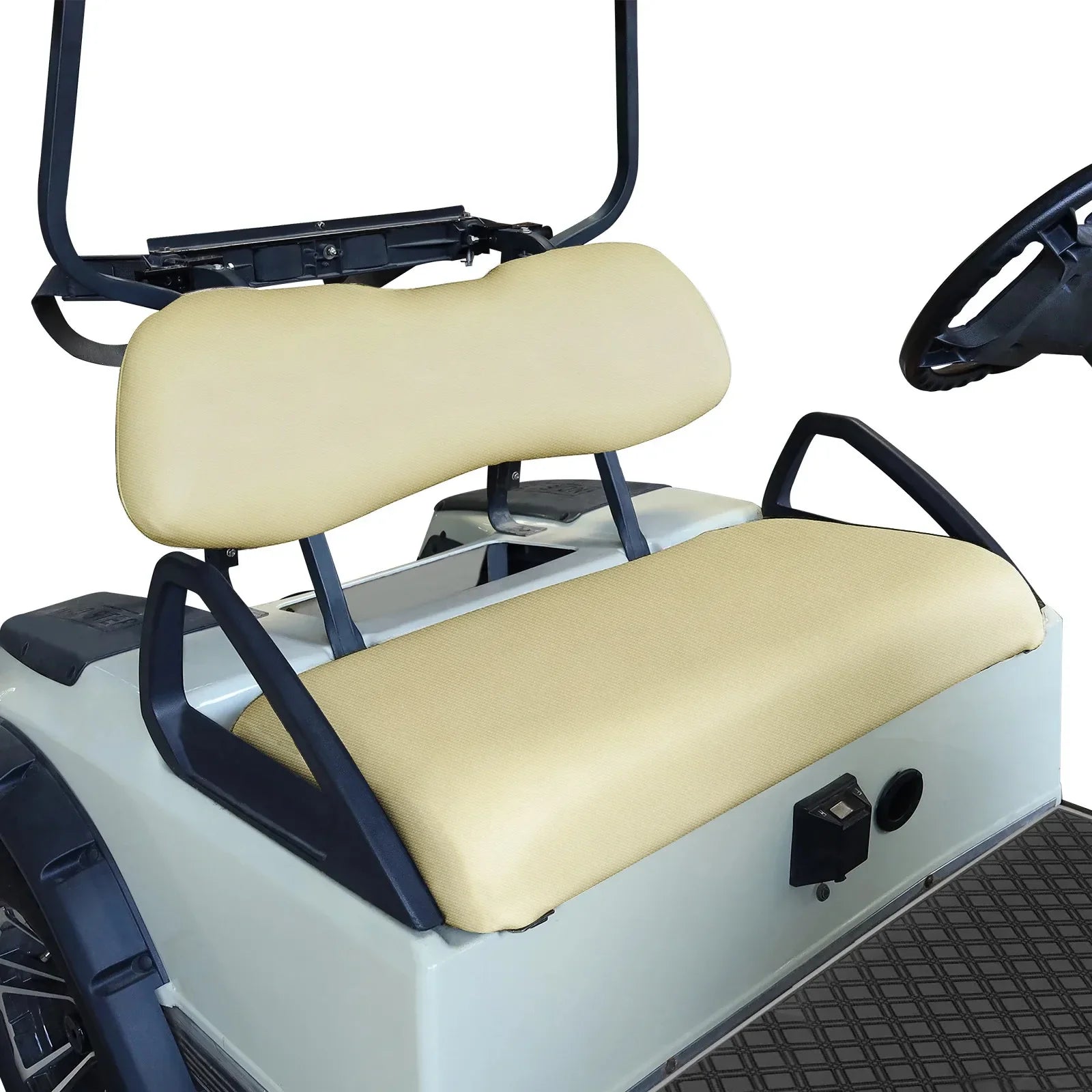 Golf Cart Seat Cover Set – Breathable Mesh Cushion Cover for Club Car, EZGO & Yamaha
