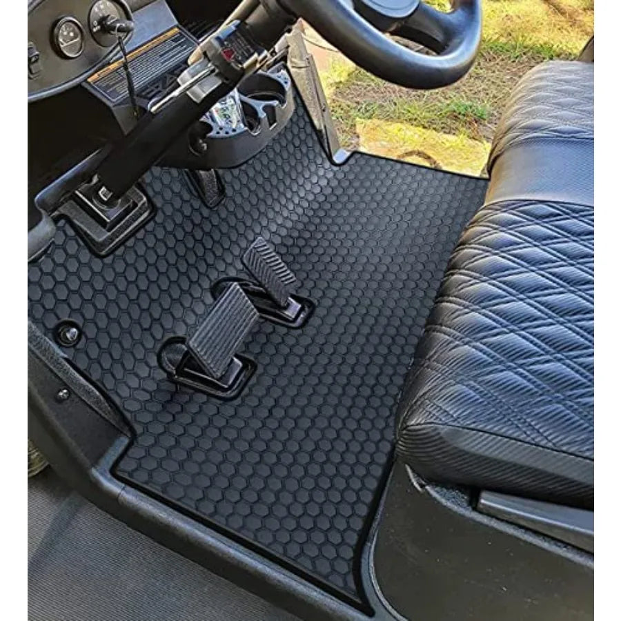 Golf Cart Floor Liner Mat Custom Fit for EZGO RXV 2008-UP and 2Five (2009-UP