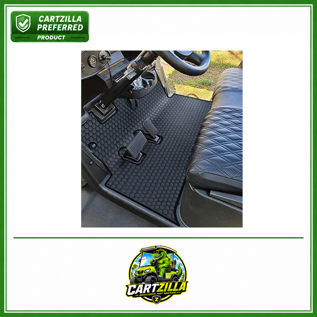 Golf Cart Floor Liner Mat Custom Fit for EZGO RXV 2008-UP and 2Five (2009-UP