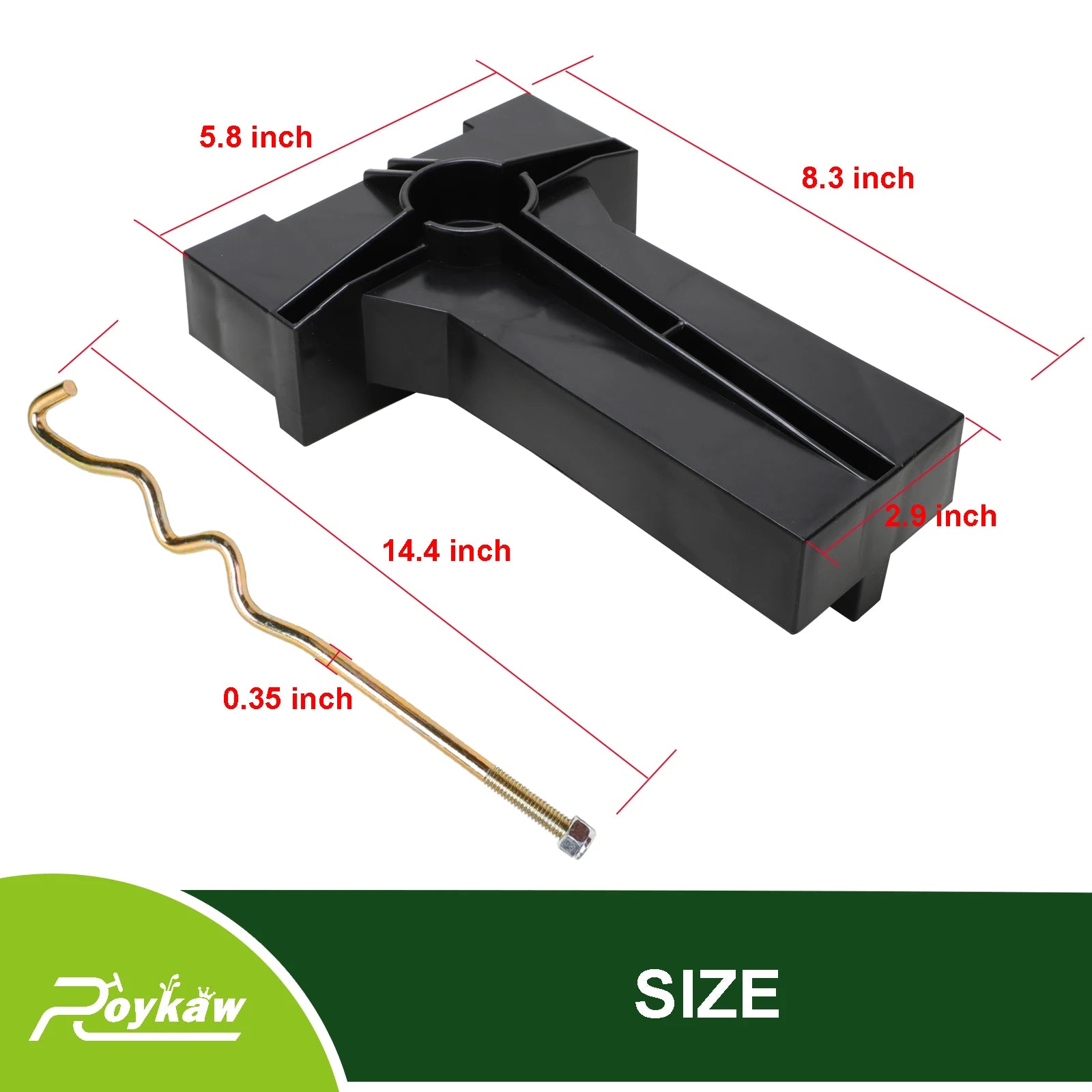 Golf Cart Battery Hold Down with Rods Kit | Club Car Precedent 2008.05-Up Electric Models