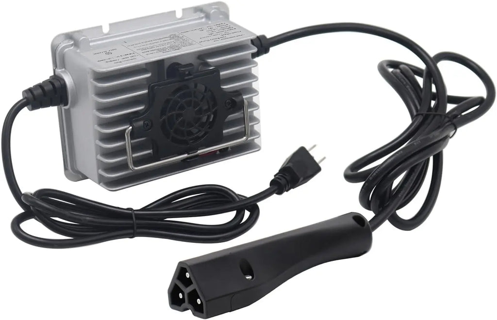Replacment Golf Cart Battery Charger 48V 6Amp for 48 Volt Ez-Go EZgo RXV/TXT with RXV Plug 3 Prong Connector