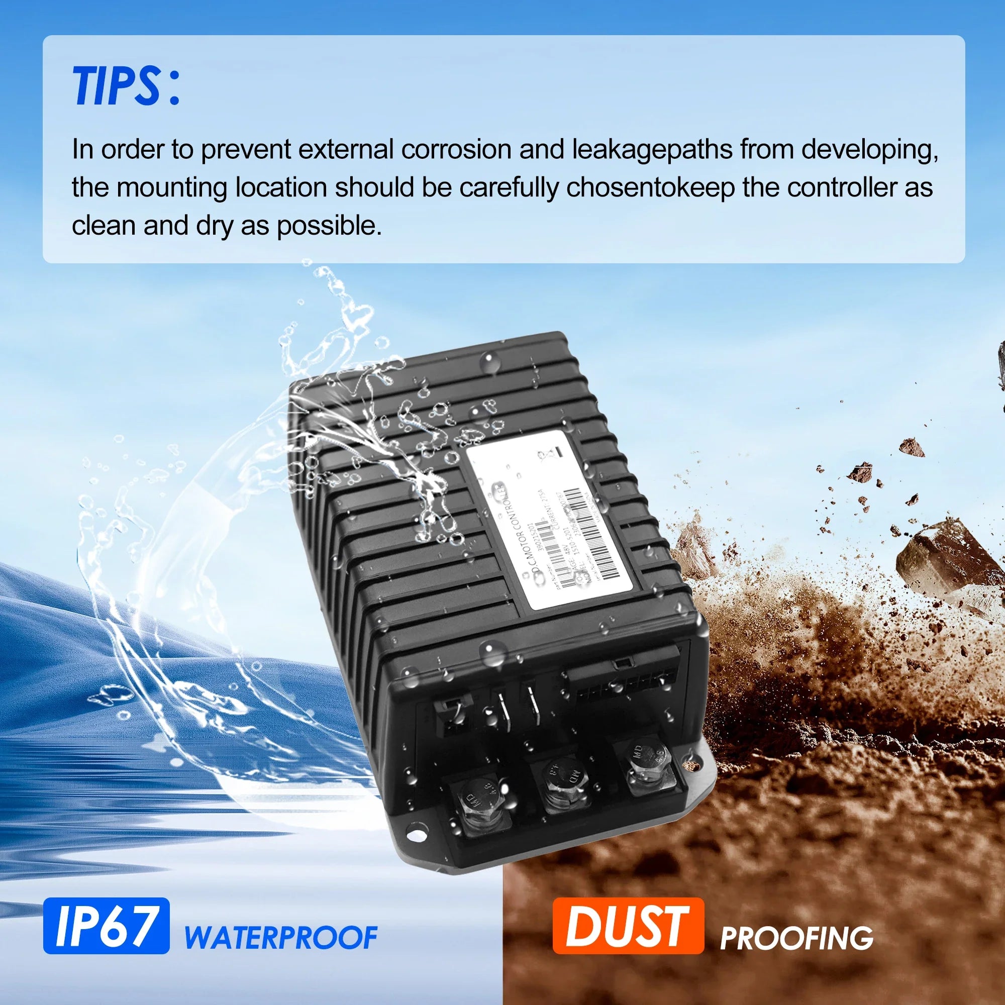 【US Stock】 1510-5201 Controller 101956501 48V 275A DC Motor Controller for Curtis Club Car DS Precedent (2000-2009)