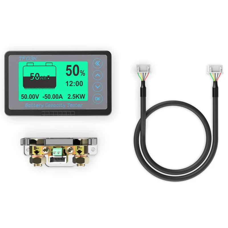 Golf Cart Battery Capacity Tester with Coulomb Counter