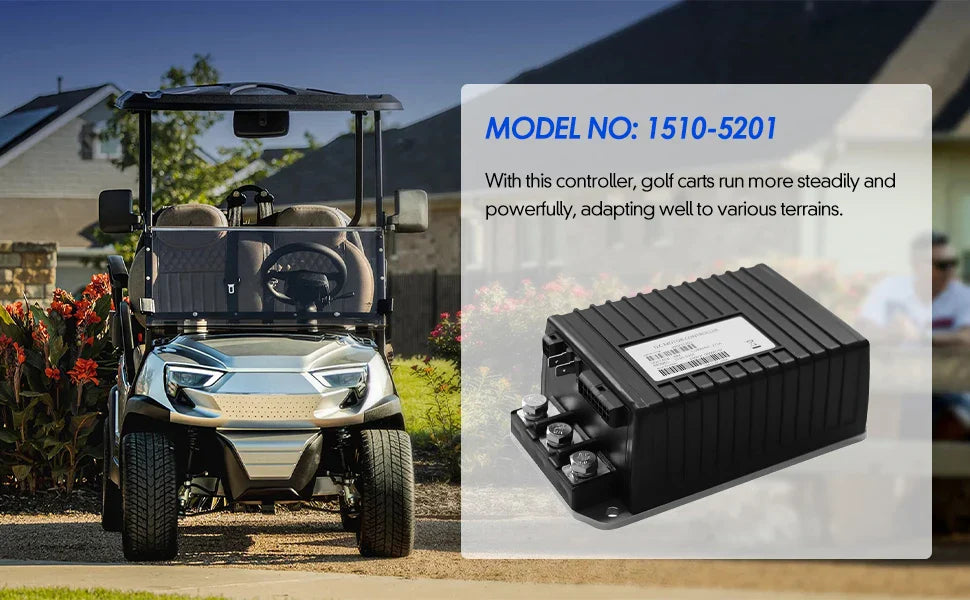 【US Stock】 1510-5201 Controller 101956501 48V 275A DC Motor Controller for Curtis Club Car DS Precedent (2000-2009)