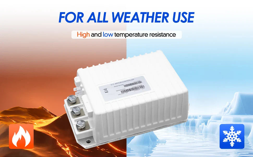 【US Stock】1515-5206 Controller 103982301 5k-0 48V 250A Motor Controller for Curtis Club Car Precedent Onward Tempo Golf