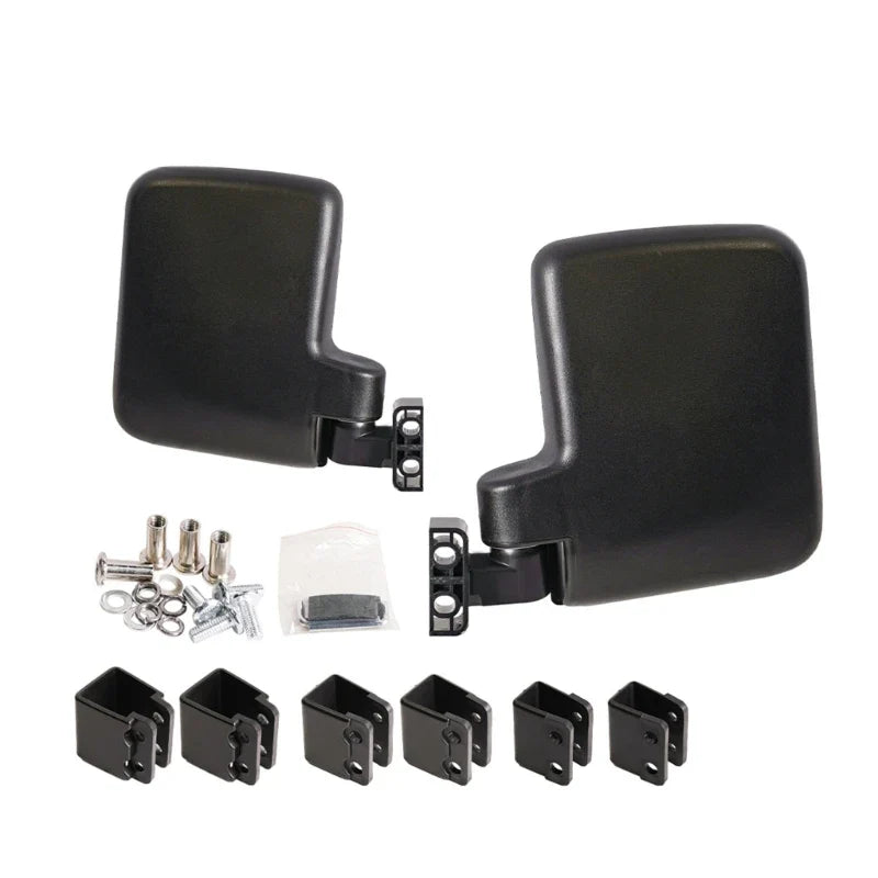 Plastic Golf Cart Side Mirrors Universals Folding Golf Cart Rearview Mirror