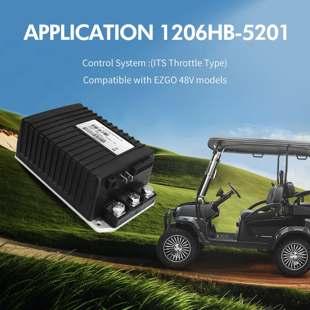 48V 250A Golf Cart Motor Controller for EZGO TXT & Express (2010+) – Curtis 1206HB-5201 / 612632