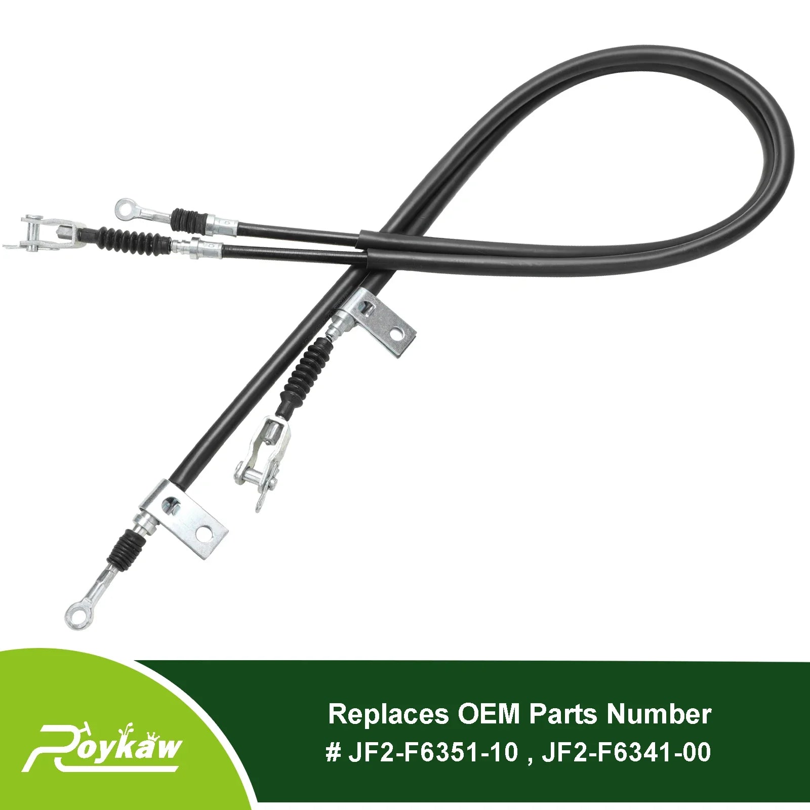 Golf Cart Brake Cable Set for Yamaha G8/G14/G16/G19 Driver & Passenger Side OEM# JF2-F6351-10 JF2-F6341-00