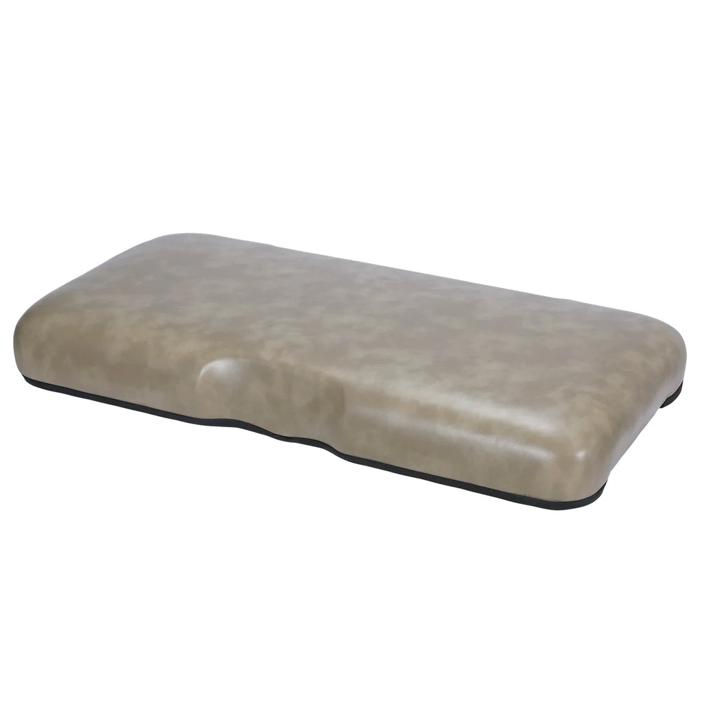 EZGO RXV Front Seat Bottom Cushion Assembly – Beige PU Leather with Mounting Hardware (2008 & Up)