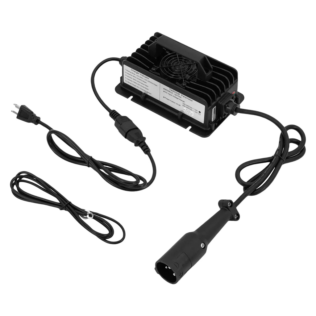 48 Volt Golf Cart Charger 15 Amp Battery Charger for Golf Cart Durable Charging Unit Anti-Rust Corrosion Resistant Charger