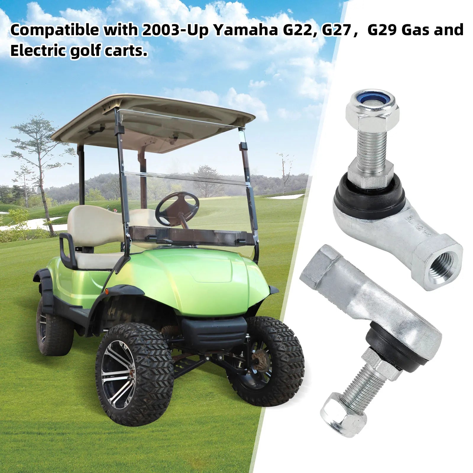 Golf Cart Outer Tie Rod End | Yamaha G22/ G27/ G29 2003-up