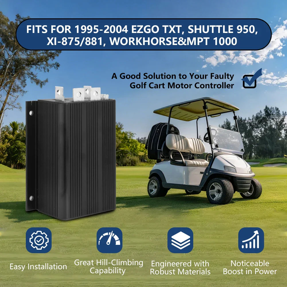 36V 400A ITS Golf Cart Motor Controller for EZGO TXT & Shuttle 950 (1995–2004) – Curtis 1205-117