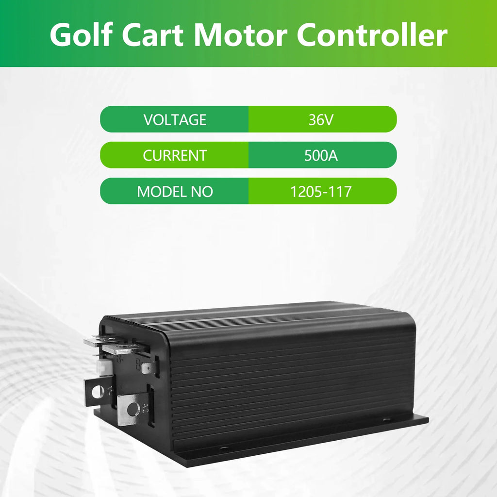 36V 400A ITS Golf Cart Motor Controller for EZGO TXT (1995+) – Replaces Curtis 1205 / 1204