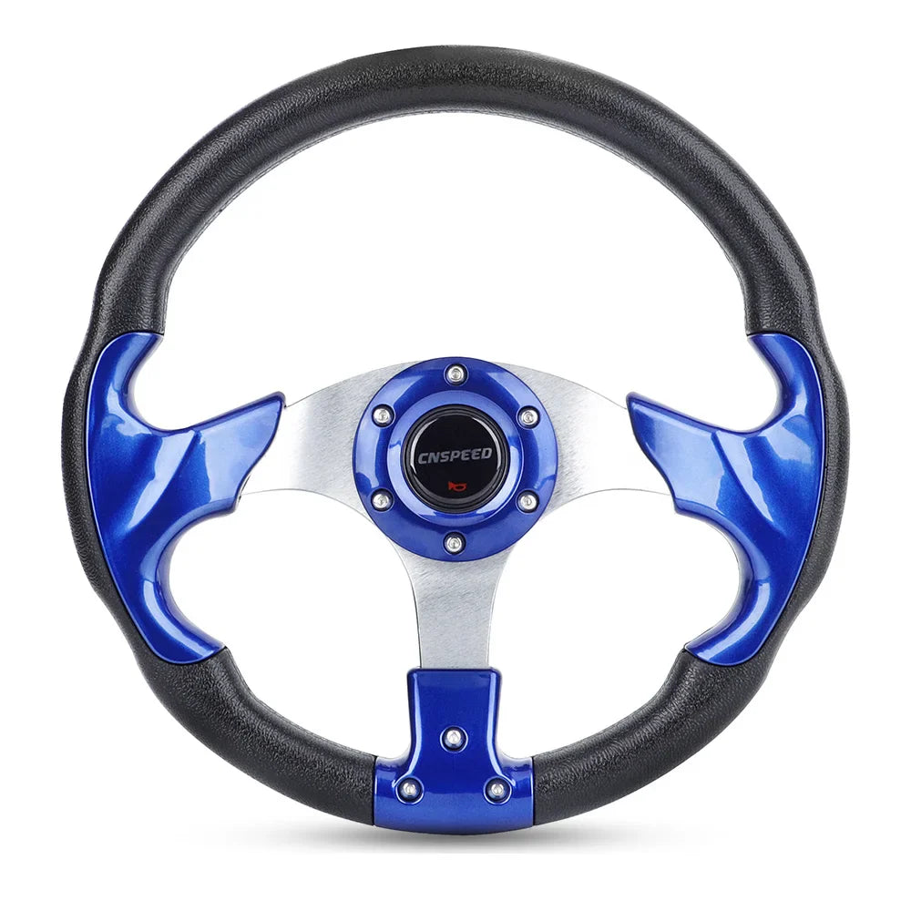 13 Inch 320mm Racing Style Steering Wheel for Yamaha Golf Cart & EZGO – Aluminum Alloy