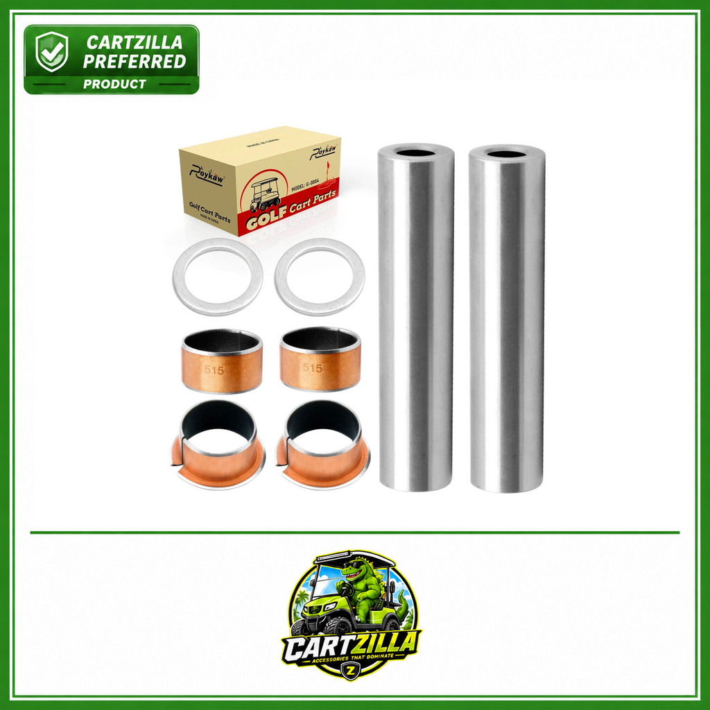 Golf Cart Bushing Spindle King Pin Tube Fit | EZGO TXT/RXV , Replaces #70648G01,70749G01, 70745G01