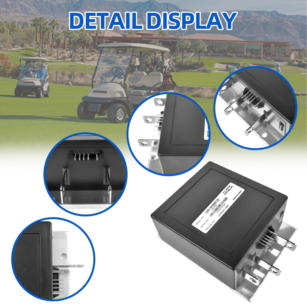 36V 350A ITS Golf Cart Motor Controller for EZGO TXT, Club Car & Yamaha – Replaces 1206-4301