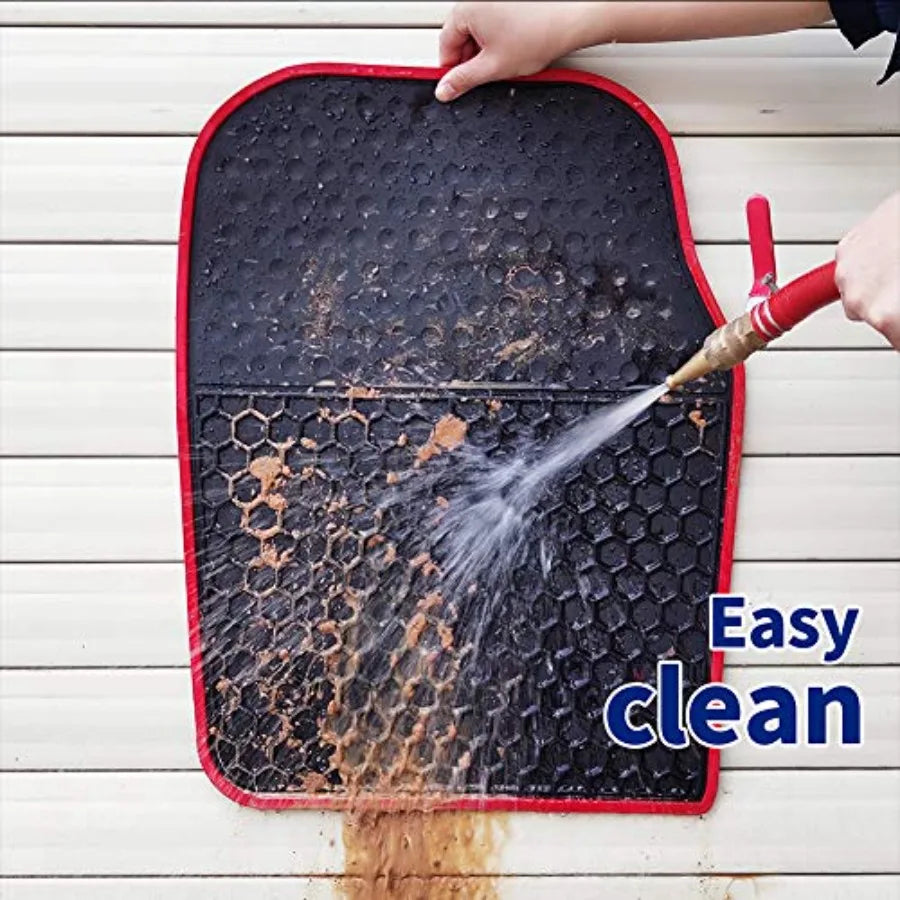 Golf Cart Floor Liner Mat Full Coverage Custom Fit for EZGO TXT 1994-2025,Express S4 (2012-2020) Cushman Workhorse EX1 (2020),