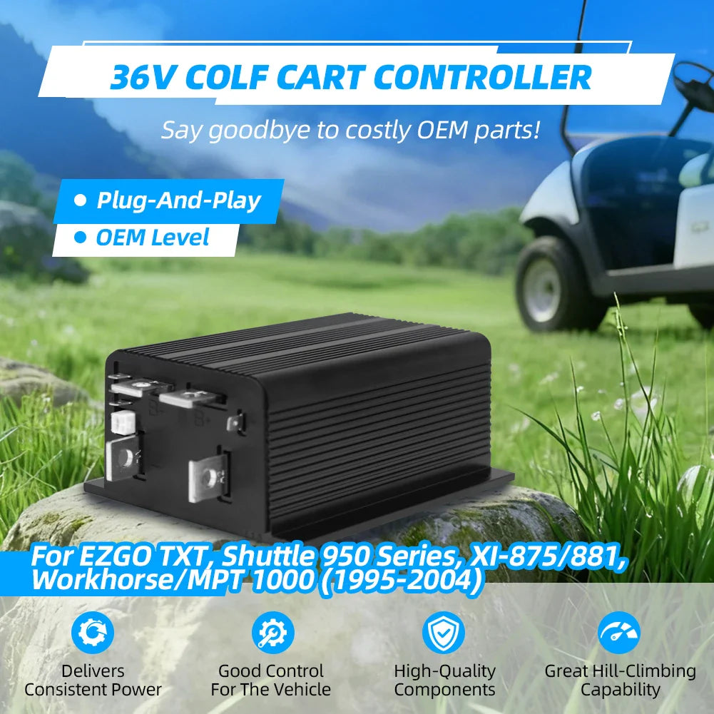36V 400A ITS Motor Speed Controller 73060G01 for Curtis EZGO TXT Shuttle 1995-2004 Golf Cart 1205-117 - United States