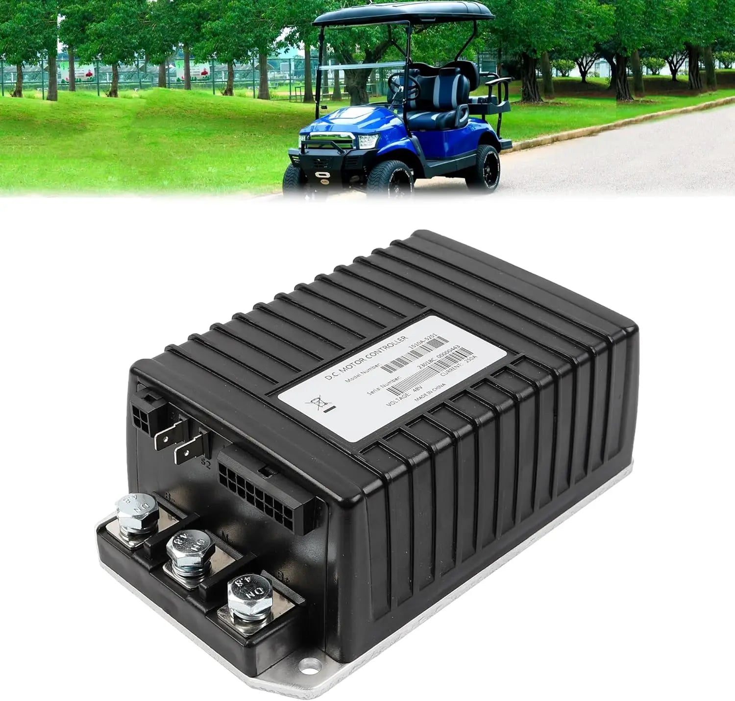 48V 250A Golf Cart Speed Controller for Club Car DS & Precedent (2000–2008) – Curtis 1510-5201