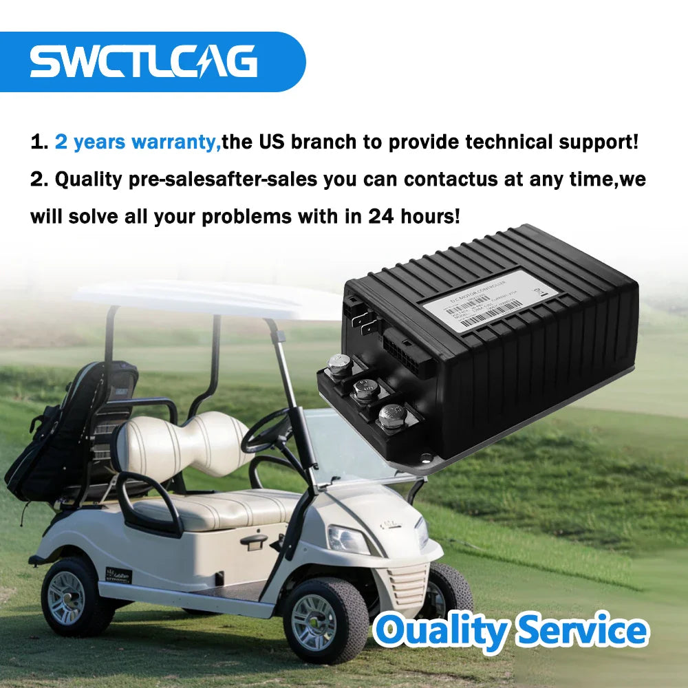 36-48V 275A DC Golf Cart Motor Controller for Club Car – Curtis 1266A-5201 - black